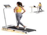 Everfit 3 in 1 Walking Pad Treadmill 12% Incline Foldable Under Desk Treadmills for Home Gym With TMILL-380H-2INC-L-WH