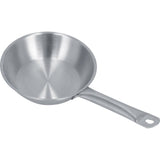 Stainless Steel Frying Pan Single Handle Fried Pan Cookware for Home induction Cooker7.9x2.0in V1294-YM0714-3118210229311