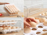 Petluno Egg Container for Fridge, 40 Grid/2 Tier Egg Holder, Fresh Egg Storage Box, Egg Tray and Egg V1259-DP01-A-1688