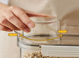 Cereal Storage Container Large Capacity PET Safe Sealing Transparent Food Storage Container V1294-YM0901-3118240040511