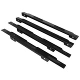 4pcs Barbecue Wind Screen Professional Portable Stainless Steel Grill Wind Guard for Camping Picnic V1294-YM0703-3111230086211