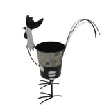 Black White Polka Dot Chook Planter 35cm V637-40490CHK
