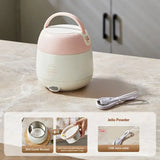 Portable Electric Lunch Box 65&degC Constant Rapid Heating, 304 Stainless Steel Removable Inner V1232-DRWCH-001
