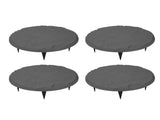 Outdoor Step Stones Decorative Polypropylene Resin Stepping Stones with Ground Stakes for Lawn V1294-YM0901-3111240179112