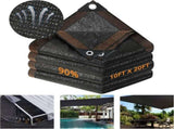 Garden 90% Mesh Cloth, 10 x 20FT Sun Net,Resistant Mesh Sun Reinforced Grommets V1259-DP01-A-3442