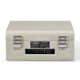 Crosley Voyager Portable Retro CD Player with Stereo Bluetooth Speakers, FM Radio - Dune V398-CR3517A-DU
