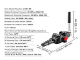 Hydraulic Log Splitter Valve 1 Spool, 25 GPM Hydraulic Directional Control Valve, 3626PSI Hydraulic V952-YMFLF25GPM1FF1JUNV0