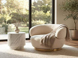 Interior Ave - Luna Swivel Armchair - Vanilla Oat V355-IA-OCC-LUN-NAT