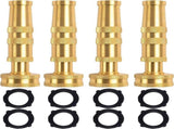Garden Hose Repair Connector with Clamps Adjustable Twist Hose Nozzle V1258-DP02-C-206