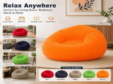 Inflatable Bean Bag Chair, Folding Portable Design for Living Room, Bedroom, Balcony & Reading Nook V1370-AZ4-18718