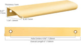 10 pieces - 150*40*17.5 mm - Cabinets - Drawers - Concealed - Aluminum alloy V1188-MS101-02999-1