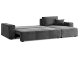 Sarantino Caliana Reversible L Shape Sofa Bed with Storage & Backrest - Grey SOFA-MLM-326-GY
