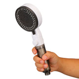10 Modes Multifunctional Pressurized Showerhead 1/2in Threaded Interface with 1.5M Tube Double Hook V1294-YM0901-3112230040912