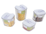 4Pcs/Set Kitchen Storage Box Transparent Multifunctional Sealed Jar for Home Kitchen V1294-YM0714-3118210204511