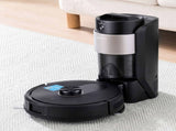 DEVANTI Robot Vacuum and Mop, Self-Empty APP Control 6000Pa LDS Laser 3in1 RVAC-Q20-STA-6K-BK