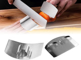 Stainless Steel Finger Guard for Cutting, Food Grade Finger Guard for Chopping Dicing Slicing, with V1258-DP02-F-428