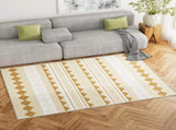 Artiss Rug 160x230cm Area Rug Washable Mat Large Carpet Soft Short Pile Ella FLR-BSM01-160X230-YE