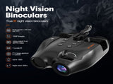 night vision binoculars,4K HD,head-mounted,camping safety,True IR,Australian outback,wildlife V1102-132-03991-BLK-32G
