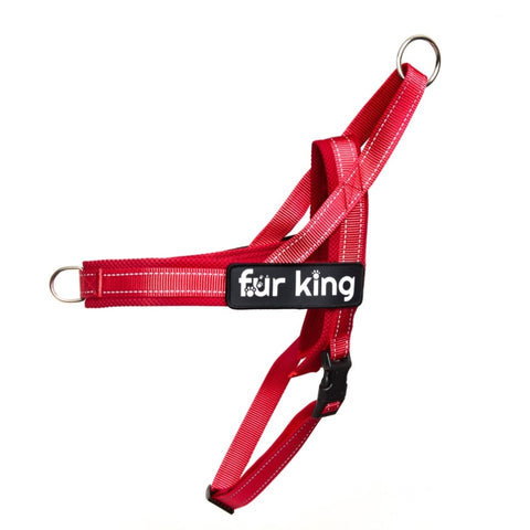 Fur King Signature Quick Fit Harness Small Red V364-DFUSRP0356S