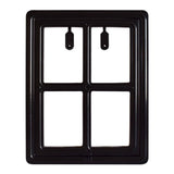 Small Dog Door Black Plastic 1Pack V1369-AZ3-W-14562