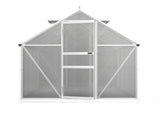 Green Fingers Greenhouse 2.42x1.9x1.95M Aluminium Polycarbonate Green House Garden Shed GH-ALU-C-242X190-AB