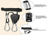 8pack Ratchet Hangers, Adjustable Rope Hanger, Ratchet Rope, Pull Ratchet Adjustable Rope V1192-AZ-W-29413