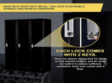 Three-Door Side by Side Office Gym Shed Storage Locker V63-768435