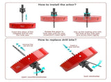 6 Inch Hole Saw - 152mm Bi-Metal Hole Cutter for Different Project with Smooth & Flat Drilling Edge V1369-AZ3-W-08275