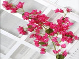 120cm Artificial Silk Bougainvillea Branches Faux Rose Red Bougainvillea with Iron Wire Stems for V1294-YM0512-3115220120811