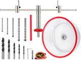 Adjustable Hole Saw Cutter Kit, 1-5/8" to 11-13 /16" , Recessed Hole Saw with PC Dust V952-FJKK1581113166YC0V0