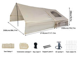 Inflatable Camping Tent with Canopy, Easy Setup Large 4-6 Person Family Waterproof Air Tent, Heavy V1337-B0H36CHW2R