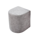 Ottoman Stool Linen Fabric Footstool Foot Rest Pouffe Pouf Seat - Dark Grey V274-FT-GQSST03-GY1