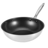 NonStick Frying Pan Composite Stainless Steel Induction Cooker Cooking Tool with No Cover V1294-YM0901-3118200185311