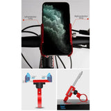 P30 aluminum alloy Bike Phone Holder for 3.5" to 7.5" Device Bicycle Phone Stand Scooter Moto Mount V1192-AZ-W-3265