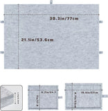 Dark Grey Foldable Anti-Slip Felt Jigsaw Puzzle Board with 6 Sorting Drawers Lightweight 1000 V888-ELOSUNG52585