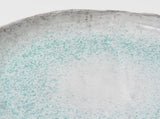Plate Oval 30cm Aqua Splash Glaze V637-C5426
