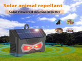Solar Nocturnal Animal Repeller, Wild Animal Predator Deterrent with Red LED Lights,Waterproof. V1192-AZ-W-10724