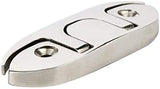 Boat2 Pcs Folding Cleat 4-1/2" Flip-up Dock Marine Grade 316 Stainless Steel with Screws V1259-DP01-A-1361
