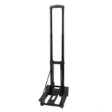 Folding Hand Truck 4 Wheels Iron Tube 99.2 Lb Load Bearing Foldable Luggage Trolley Cart for Travel V1294-YM0901-3111240230911