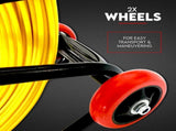 120M6MM Fish Tape Puller Fiberglass Wire Cable Running Duct Rodder V379-RODRDUCT612001