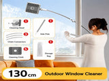 Lightweight Interior & Exterior Window Cleaner with 130CM Extendable Aluminium Pole & 5 Cleaning Pad V888-ELOSUNG55116-7