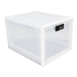 Fridge Lock Box Plastic Multifunctional Convenient Lockable Food Storage Cabinet for Home White and V1294-YM0901-3117240203611