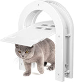 Cat flap - Cat flaps - Cat flap with tunnel - Small cat flap - Cat door - White - Magnetic closure V1188-MS101-01286-1