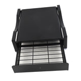 Cup Holder Sliding Tray Display Multi Functional Storage Drawer Maker Stand Tray for Home Black S V1294-YM0901-3118230212511
