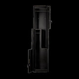 Black Two-Door L-shaped Office Gym Shed Storage Lockers V63-835071