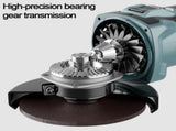 Brushless Cordless Angle Grinder With 2x Li-ion Battery Charger 125mm Combo Kit V201-LI0125BU8AU2