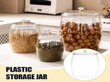 Gallon Plastic jars Cookie Jar & Candy Jar with Lid Large Food Storage jar V1366-AZ2-W-25979