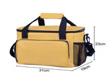 15L Oxford Thermal Lunch Bag, Portable Leakproof PEVA Liner Tote Bag, Waterproof Outdoor Picnic V1188-MS-815-018