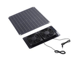 20W 18V Solar Panel Exhaust Fan Photovoltaic Vent Fan for Shed Chicken Coop Dog House Greenhouse V1294-YM0901-3114240108311