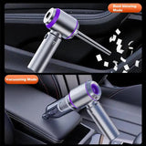 Silver Purple ST-6653Plus Cordless Handheld Vacuum Cleaner - 16000PA Suction, 2000mAh Battery, V888-ELOSUNG11675